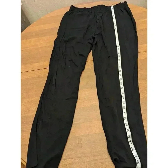Casual black pants w/ paper bag waist w/pockets by Shinestar size 2x - Picture 1 of 4